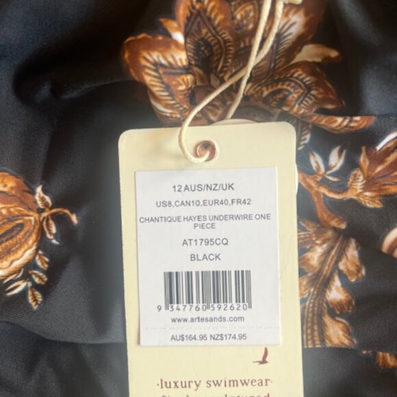 Artesands Chantique Hayes One-Piece Swimsuit Size US8 NWT - Picture 5 of 6